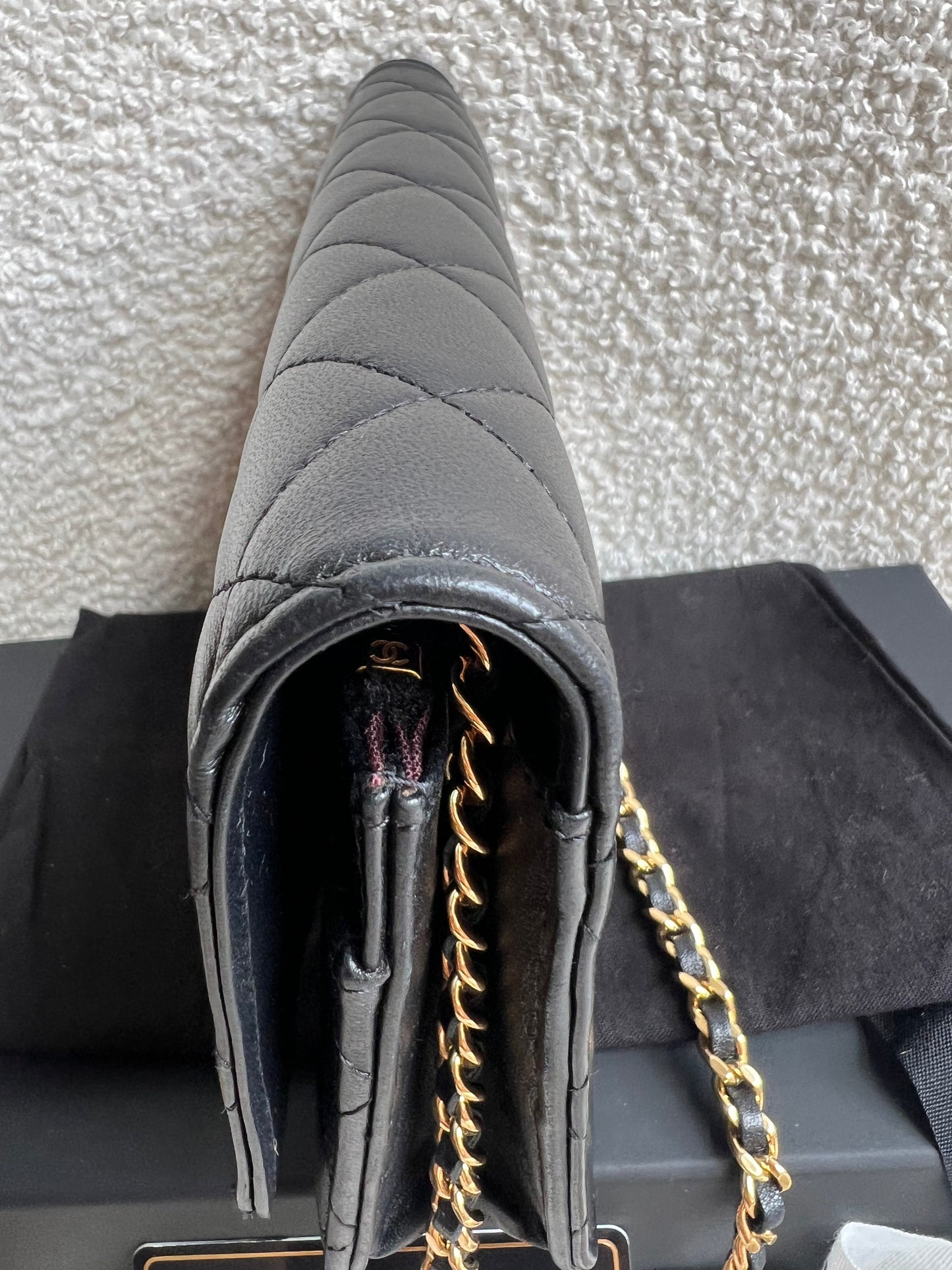 Chanel Wallet on Chain in Black Lambskin Gold Hardware (RRP £2,930)