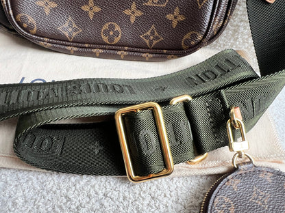 Louis Vuitton Multi Pochette Accessoires Khaki (RRP £2030)