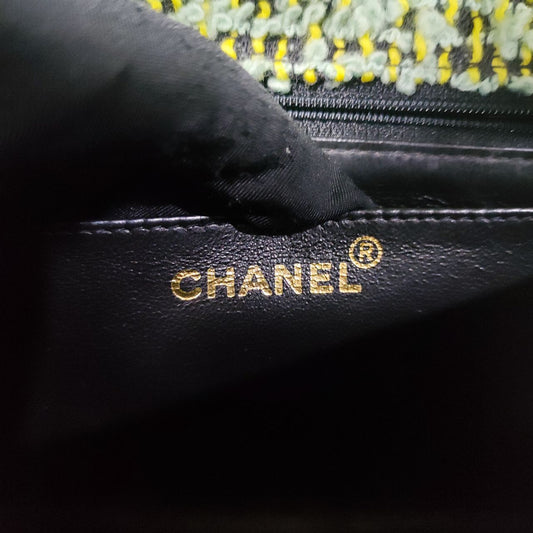 Chanel Classic Flap Tweed Shoulder Bag