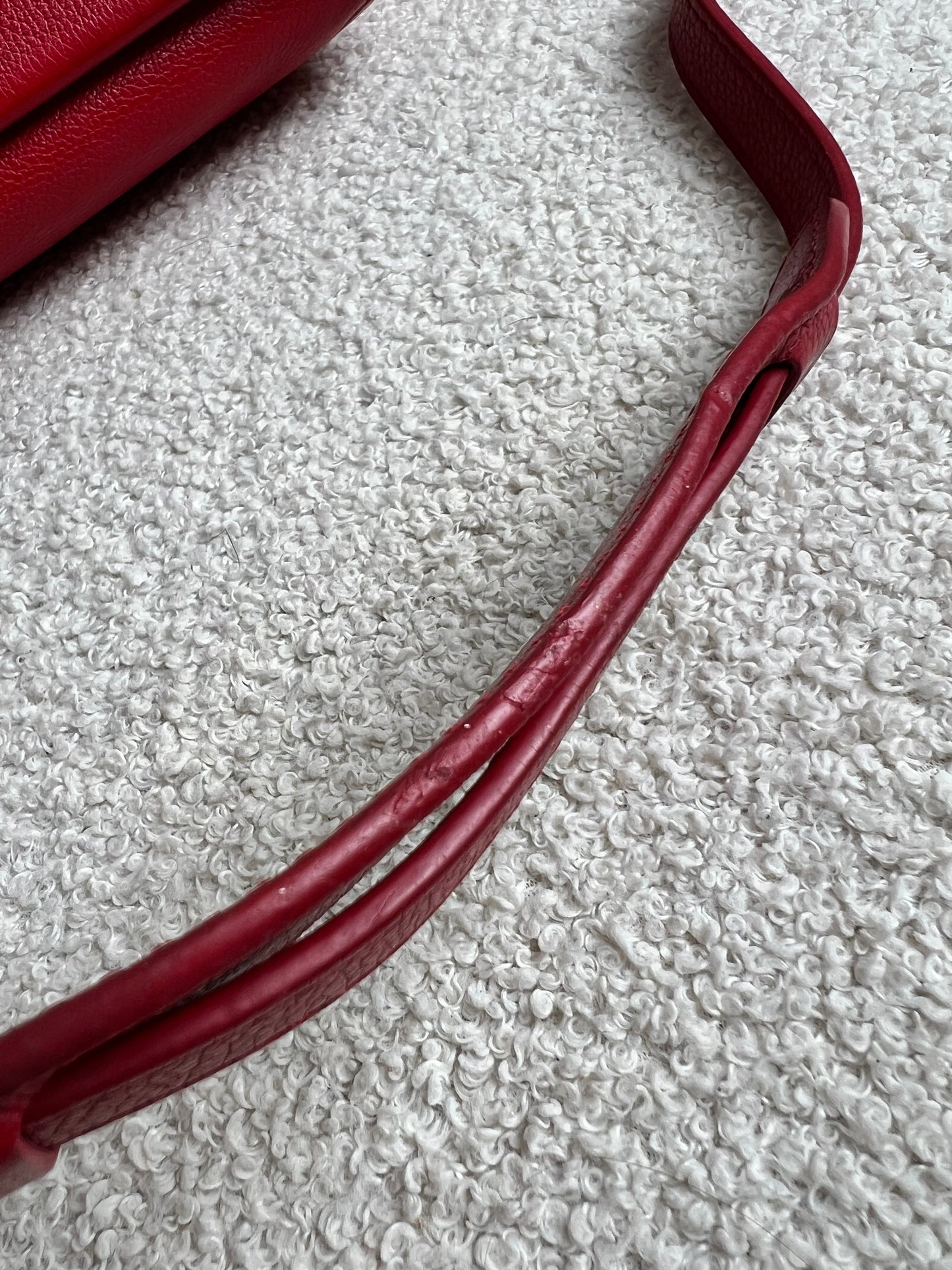 Louis Vuitton Red Mylockme II BB Bag