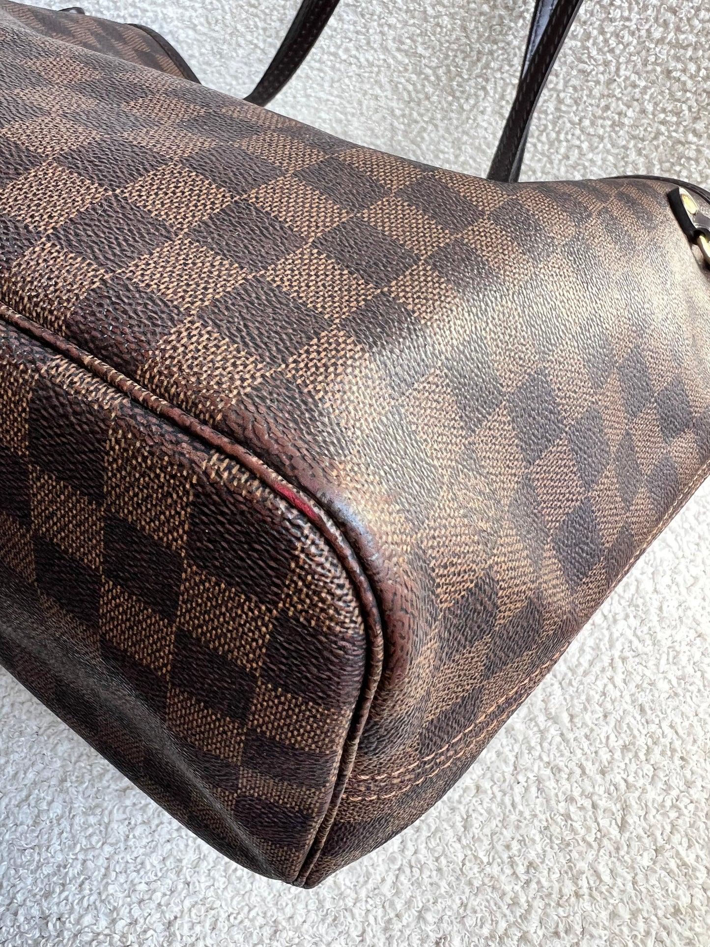 Louis Vuitton Neverfull MM Damier Ebene Cherry Interior (RRP £1,430)
