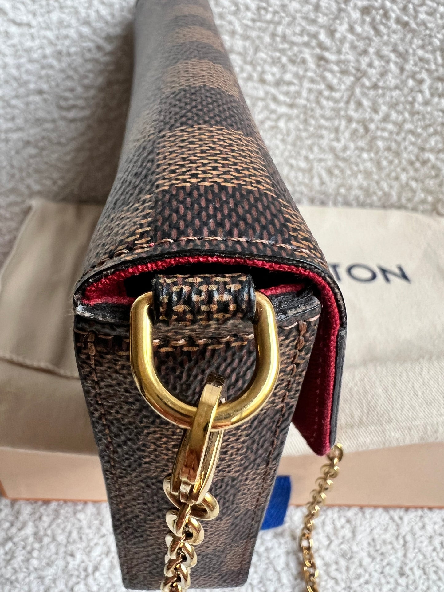 Louis Vuitton Felicie Pochette Damier Ebene (RRP £1110)