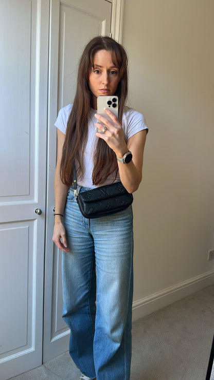 Louis Vuitton Ivy Wallet on Chain Bag Black Empreinte (RRP £1,460)