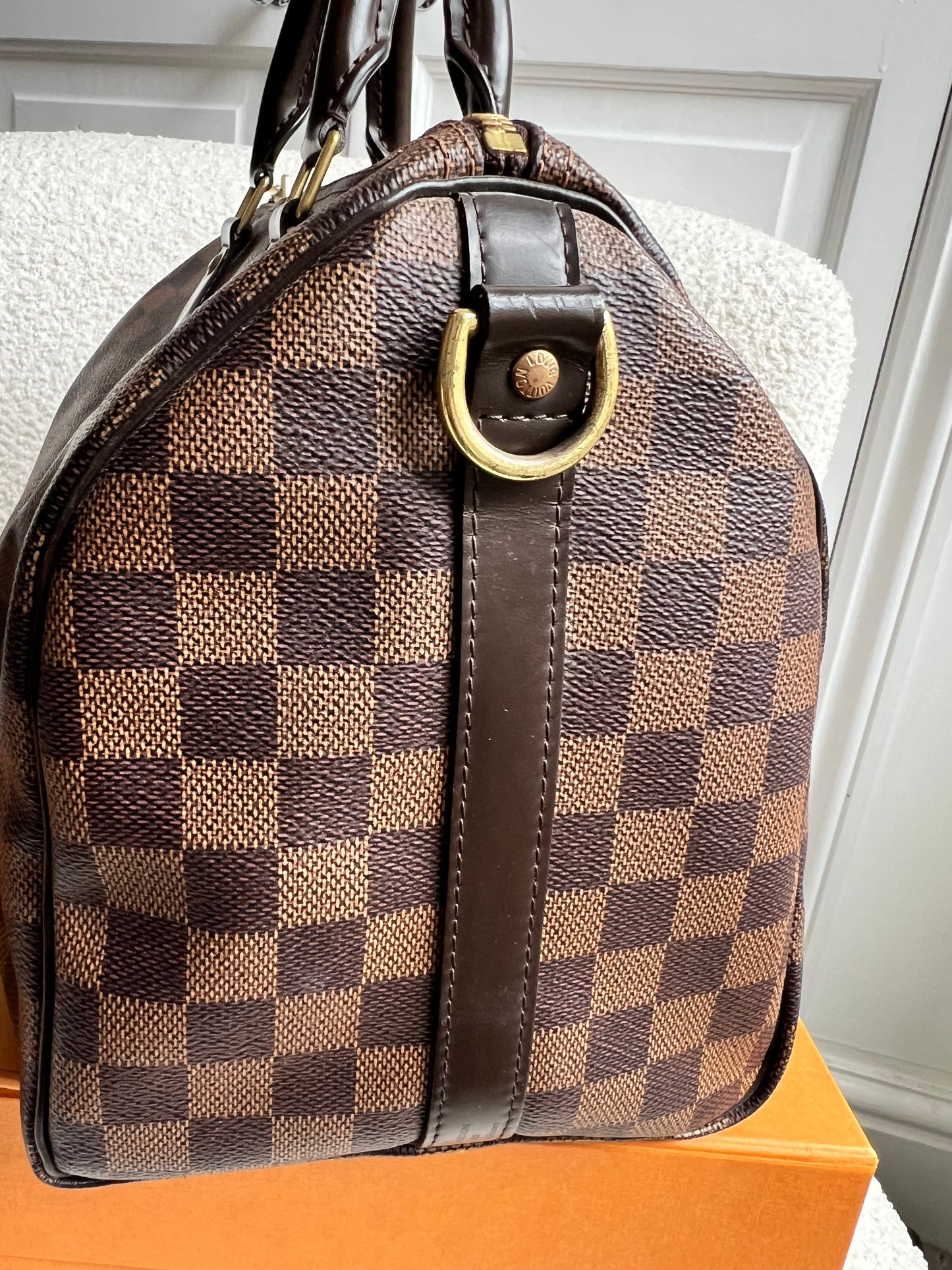 Louis Vuitton Speedy Bandouliere 30 Damier Ebene (RRP £1490)