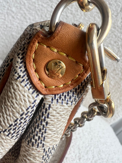 Louis Vuitton Eva Clutch Damier Azur