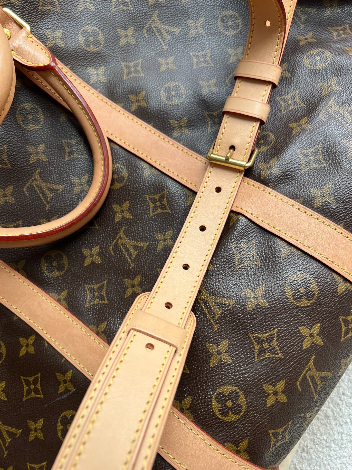 Louis Vuitton Vintage Keepall Bandouliere 60