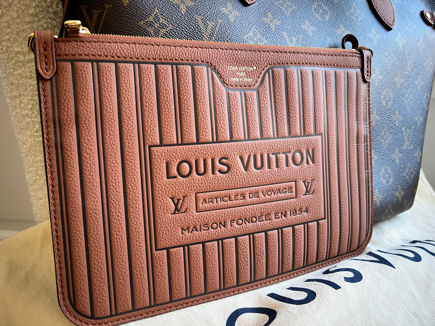 Louis Vuitton Neverfull MM Inside Out (RRP £2,280)