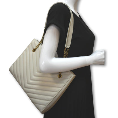 Saint Laurent Leather White Shoulder Bag
