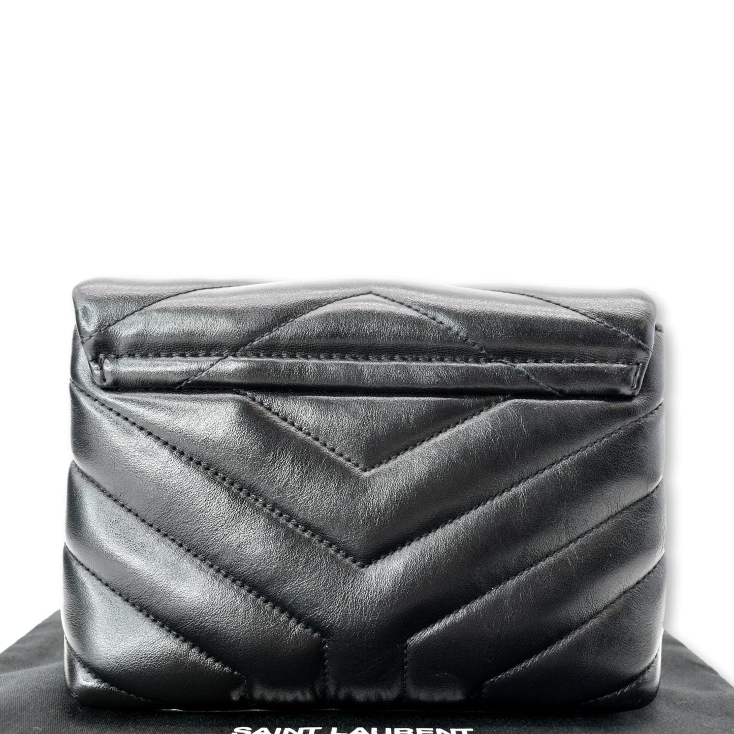 Saint Laurent Loulou Leather Black Shoulder Bag Style 3
