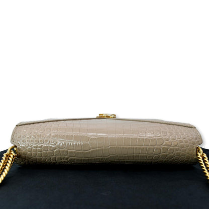 Saint Laurent Cassandra Beige Shoulder Bag
