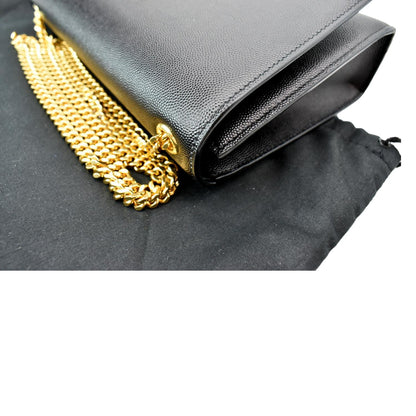 Saint Laurent Kate Leather Black Crossbody Style 13