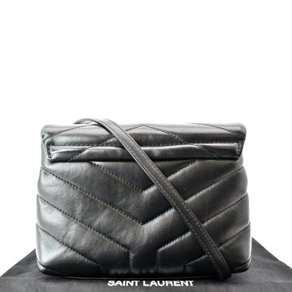 Saint Laurent Loulou Leather Black Crossbody Style 5