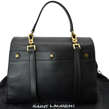Saint Laurent Calfskin Black Shoulder Bag