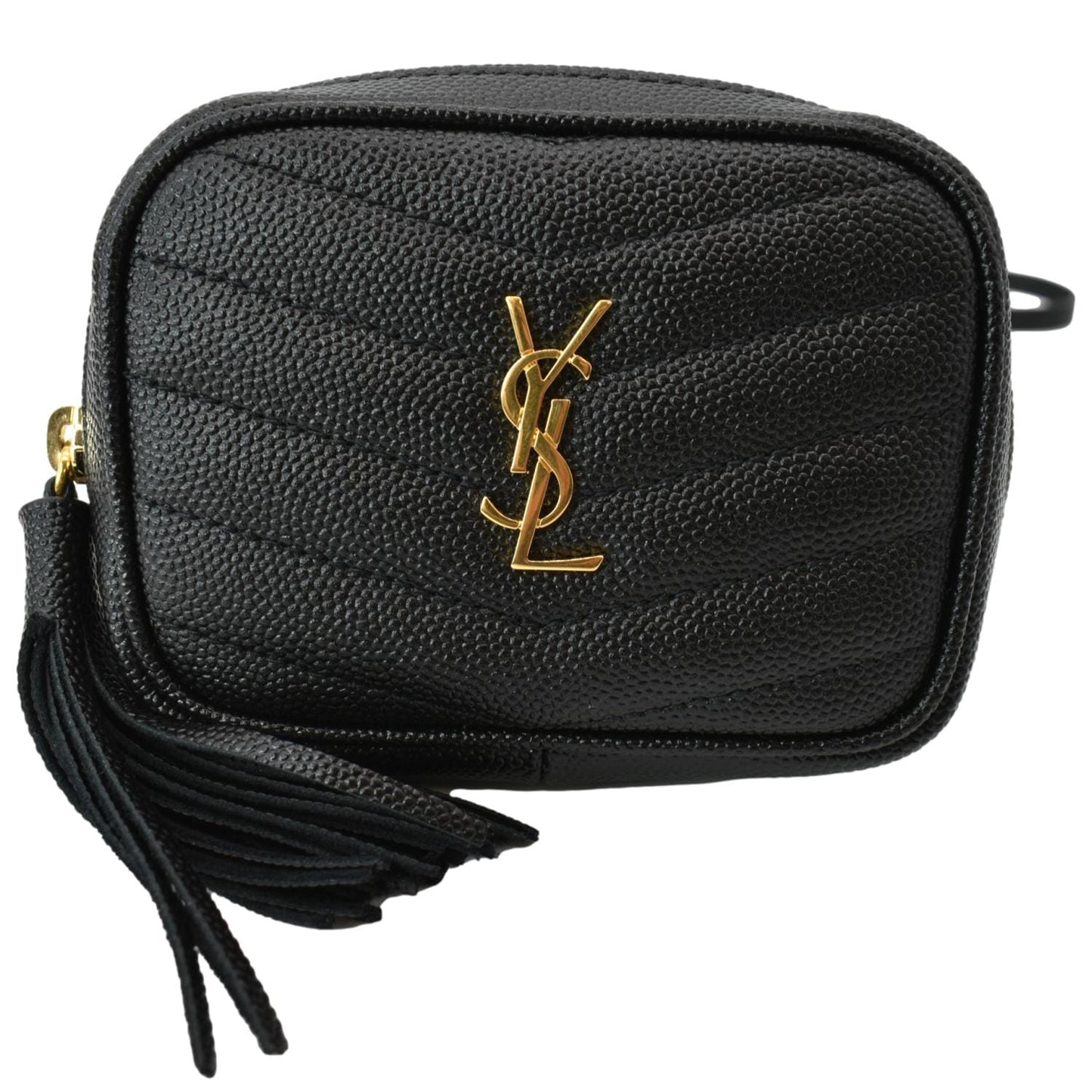 Saint Laurent Lou Leather Black Crossbody Style 9