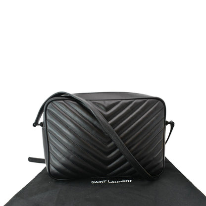 Saint Laurent Lou Leather Black Crossbody Style 10