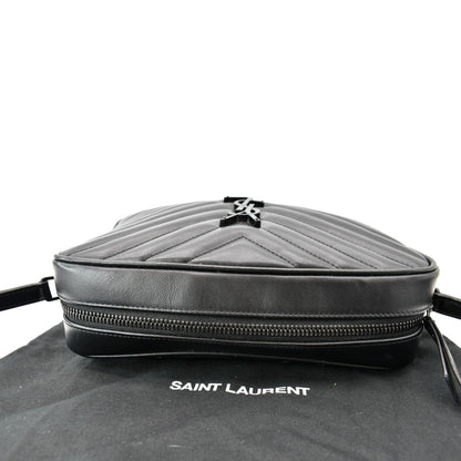Saint Laurent Lou Leather Black Crossbody Style 10