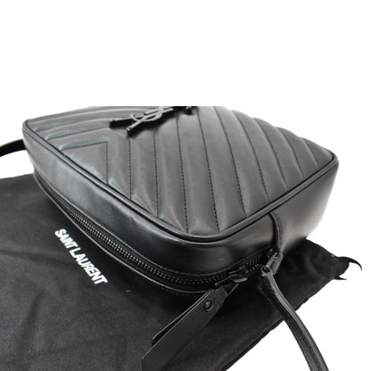 Saint Laurent Lou Leather Black Crossbody Style 10