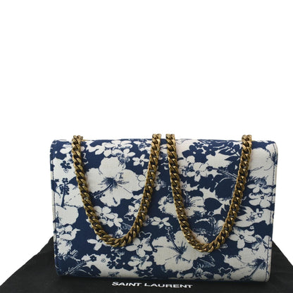 Saint Laurent Kate Canvas Red Shoulder Bag
