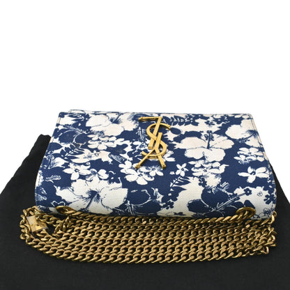 Saint Laurent Kate Canvas Red Shoulder Bag