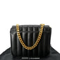 Saint Laurent Monogram Leather Black Crossbody Leather