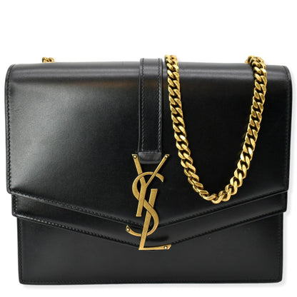 Saint Laurent Monogram Black Shoulder Bag