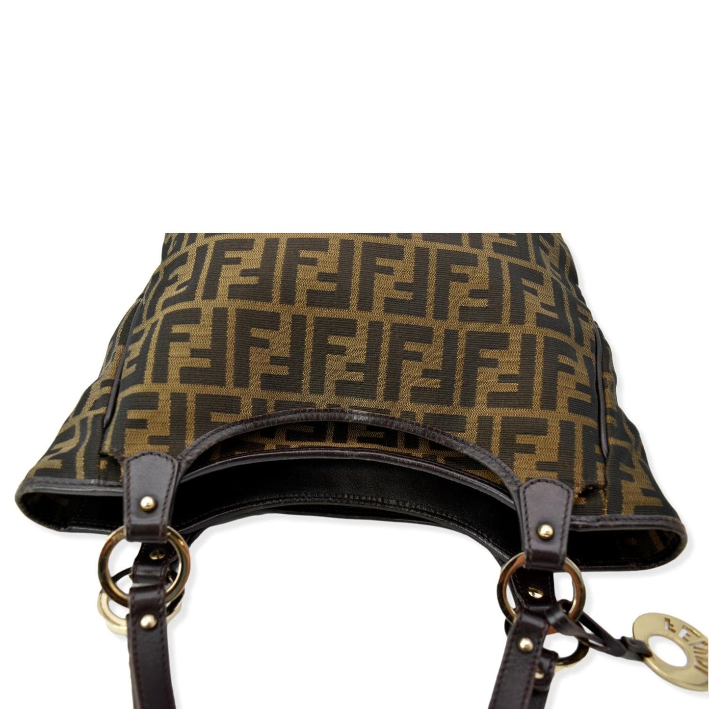 Fendi Tote Canvas Brown Tote Bag Style 2