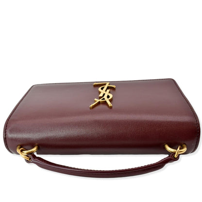 Saint Laurent Sunset Leather Red Crossbody Style 5