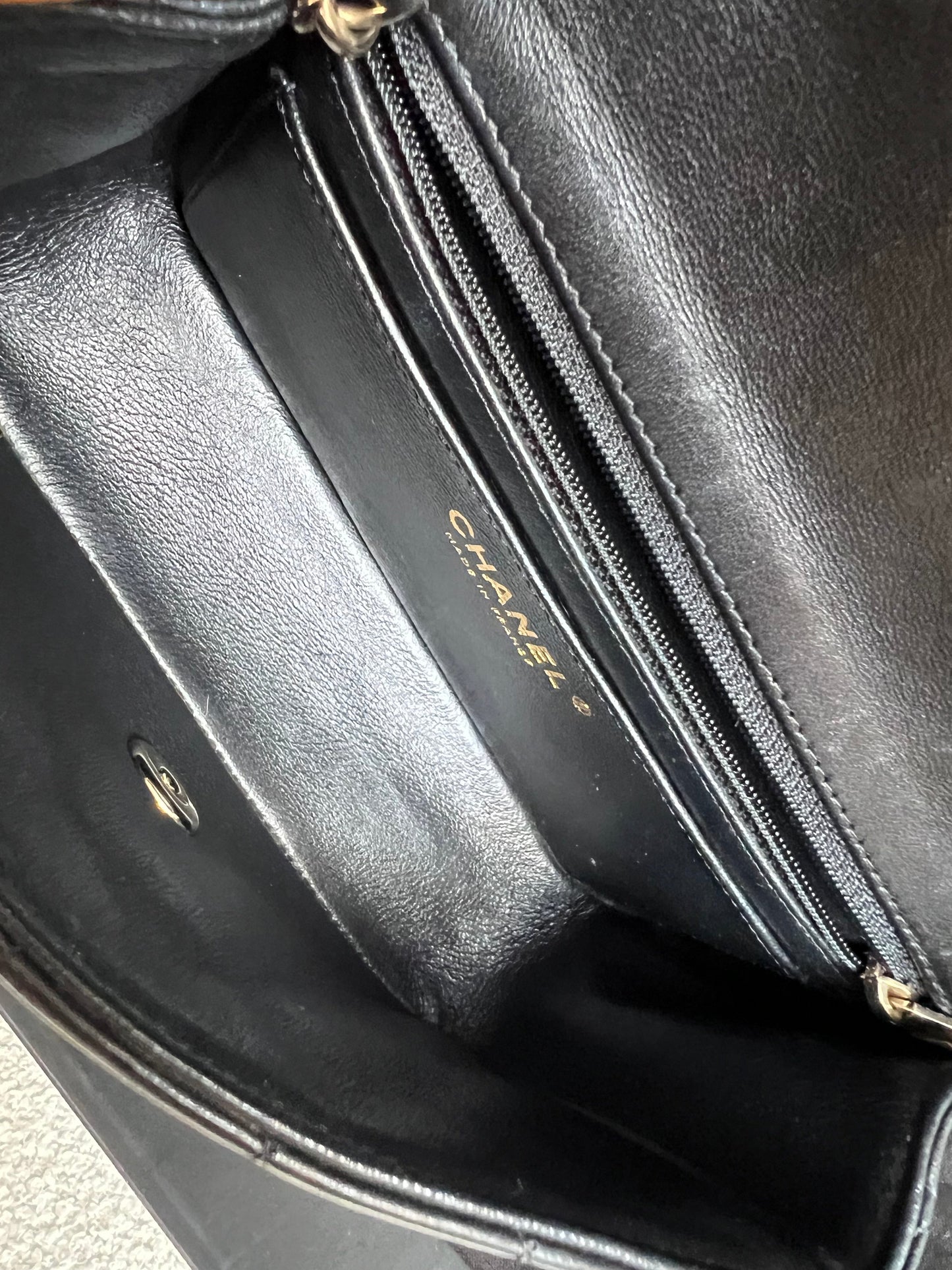 Chanel Mini Rectangular Classic Flap in Black Lambskin (RRP £4,390)