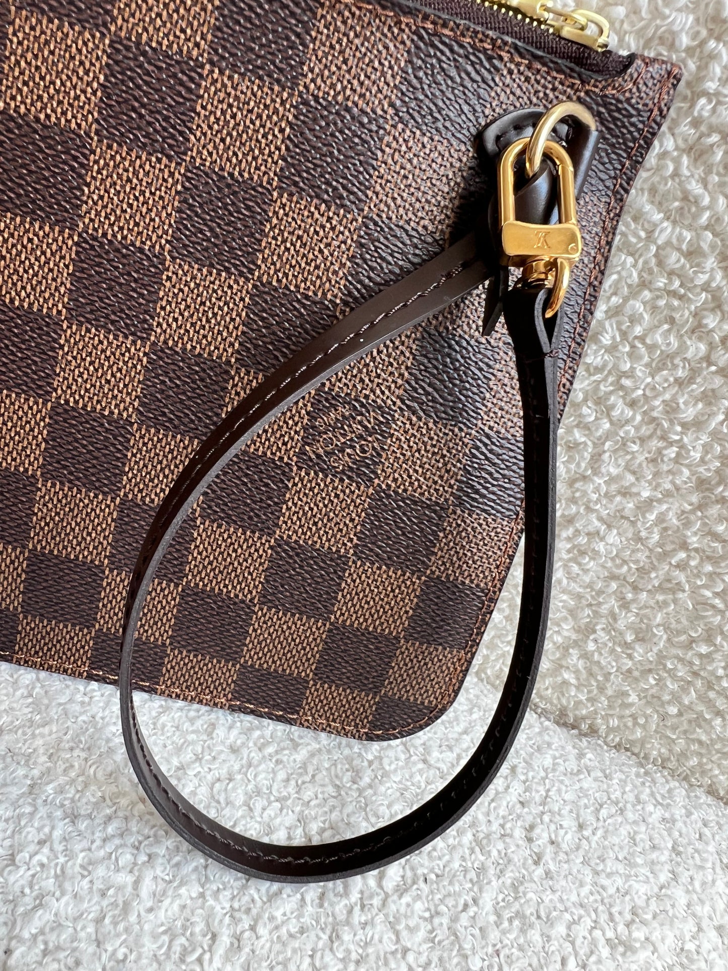 Louis Vuitton Pouch (from Neverfull) in Damier Ebene