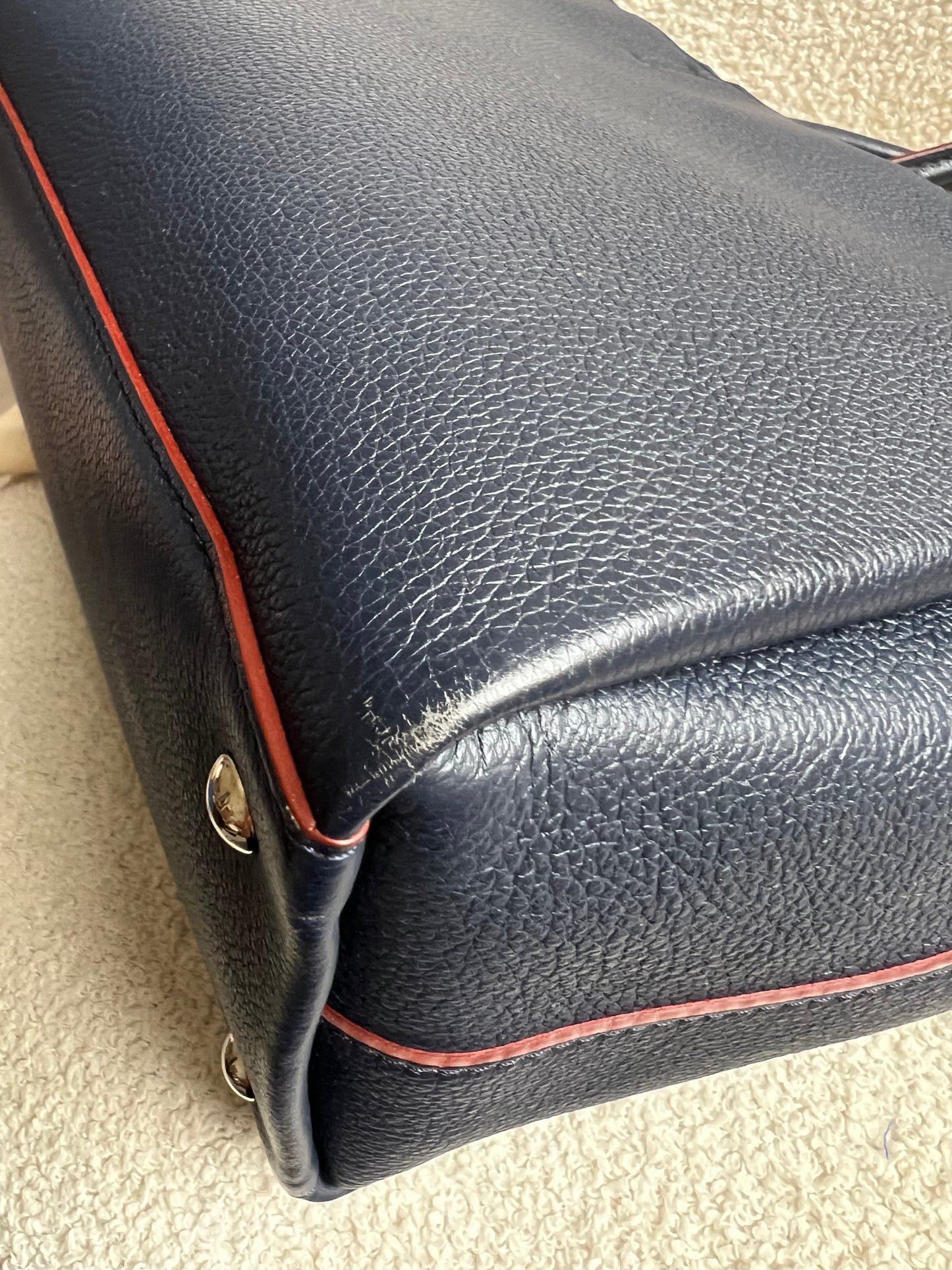 Louis Vuitton Lockmeto Bag in Marine Rouge