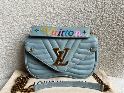 Louis Vuitton New Wave PM Bag in Light Blue