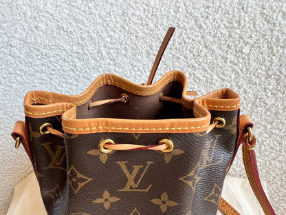 Louis Vuitton Nano Noe Bucket Bag Monogram