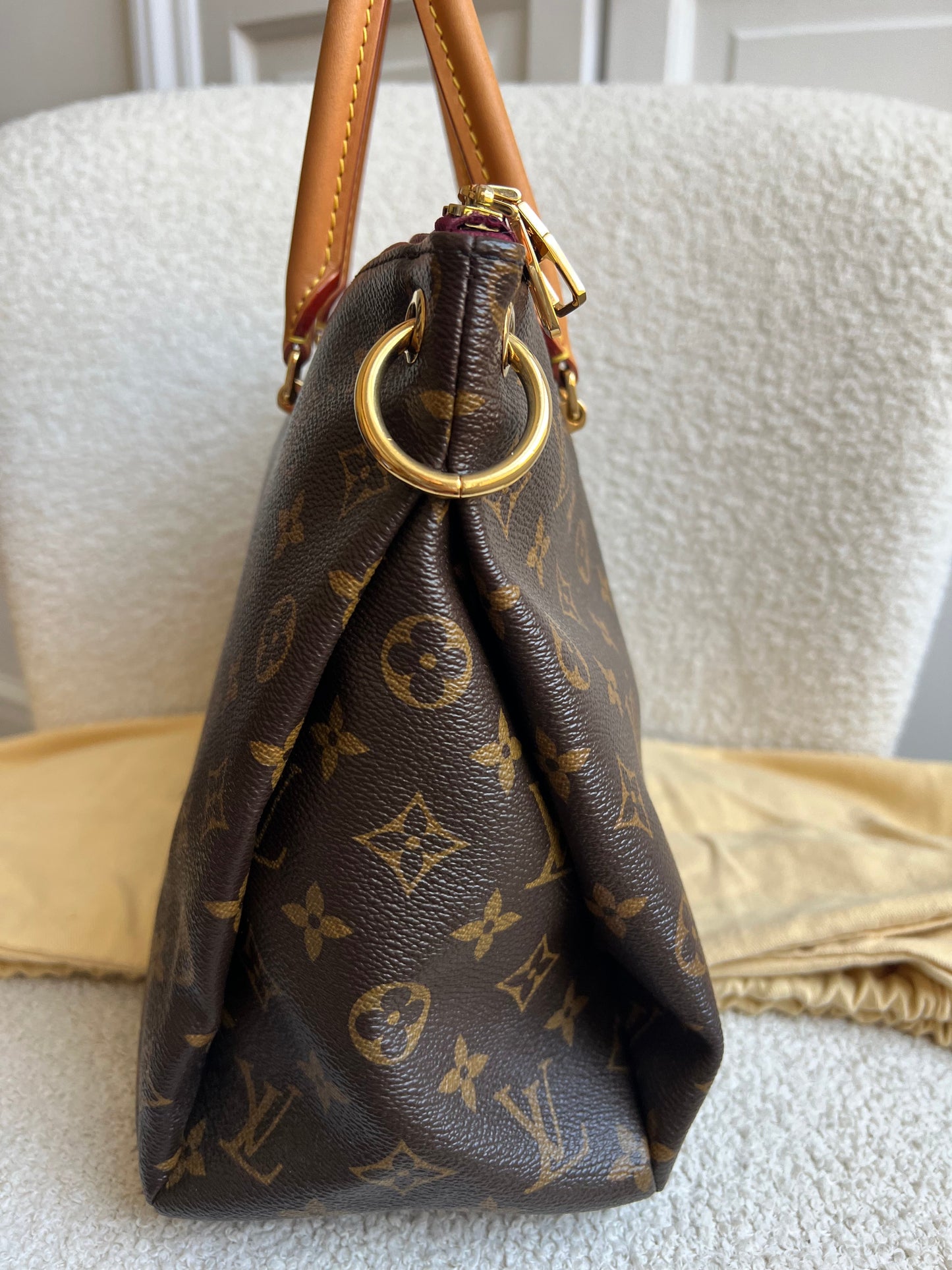 Louis Vuitton Pallas Tote in Monogram and Fuchsia (RRP £1960)