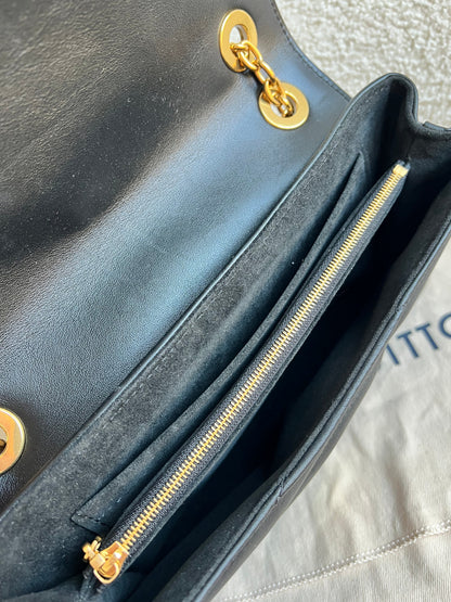 Louis Vuitton Black New Wave Chain Bag MM (RRP £2310)