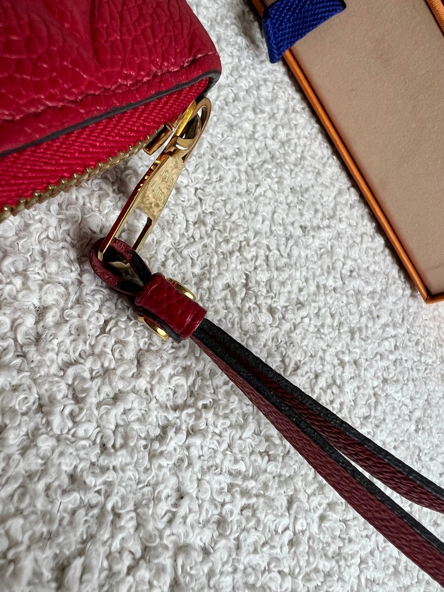 Louis Vuitton Zippy Wallet in Red Empreinte (RRP £740)