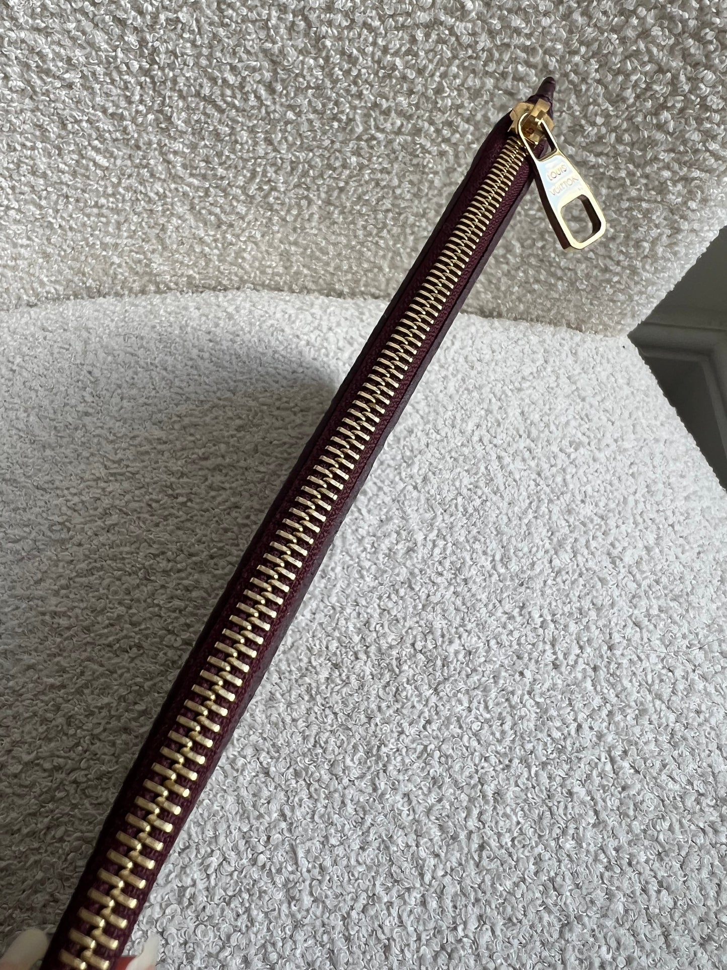 Louis Vuitton Pouch (from Neverfull) Wine Empreinte
