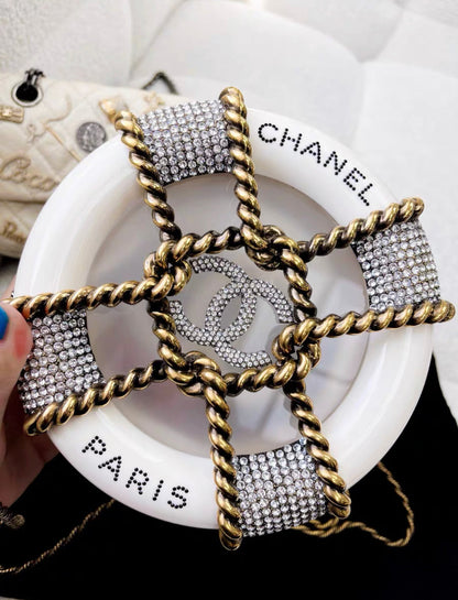 Chanel Luxury Leather Gold Handbag
