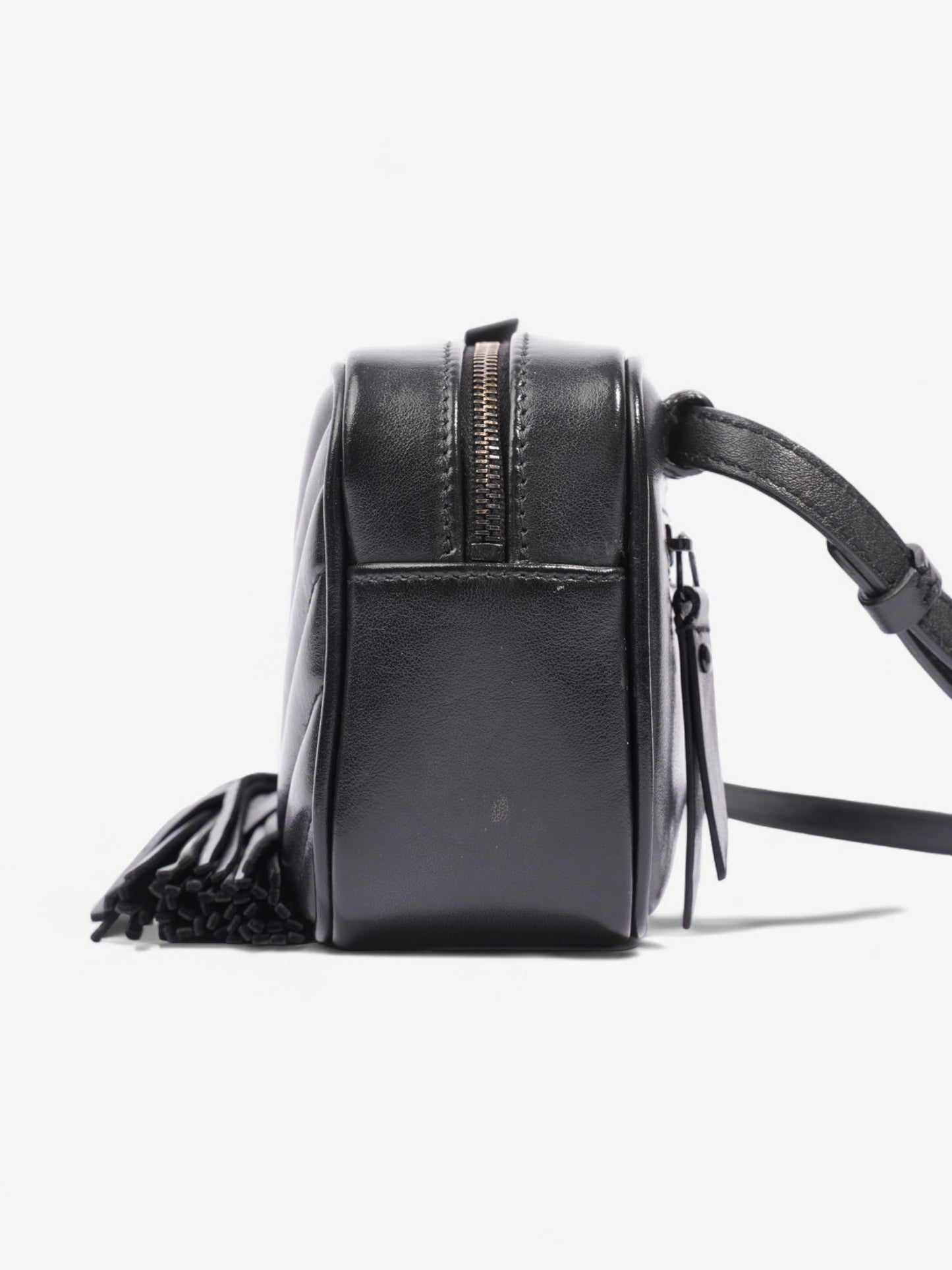Saint Laurent Lou Leather Black Handbag