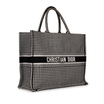 Dior Book Tote Lou Leather Canvas Tote Bag
