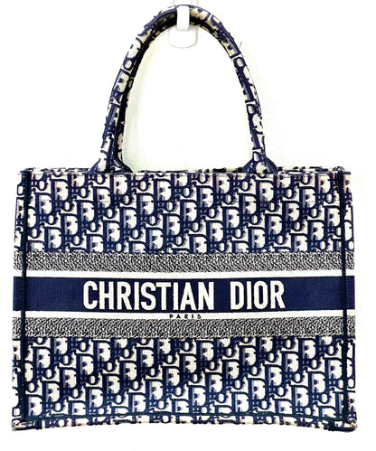 CHRISTIAN DIOR OBLIQUE BOOK MEDIUM TOTE BAG