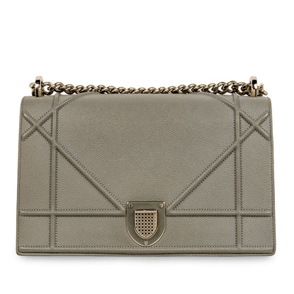 Dior Chain Leather Tote Bag
