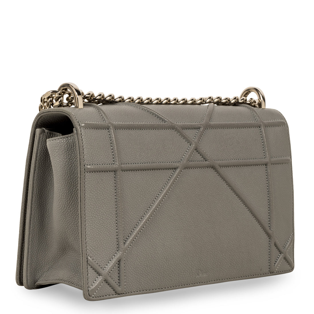 Dior Chain Leather Tote Bag