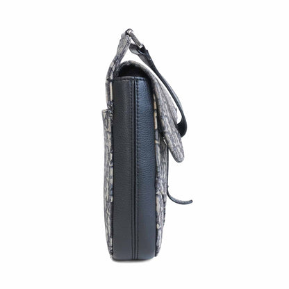 Dior Monogram Leather Canvas Crossbody Bag