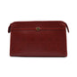 Dior Monogram Leather Canvas Clutch Bag