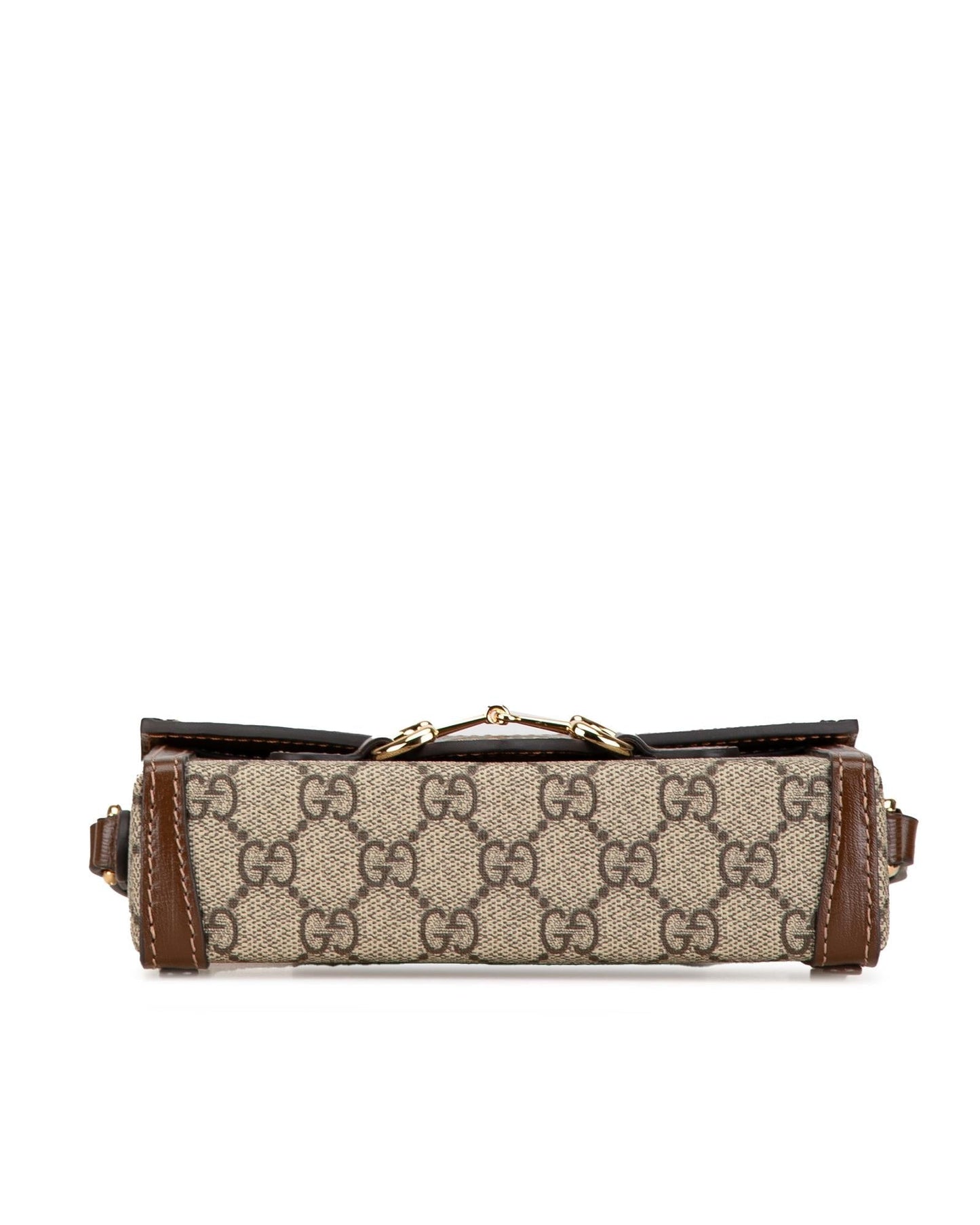 Mini Supreme Horsebit Crossbody Bag with Leather Trim