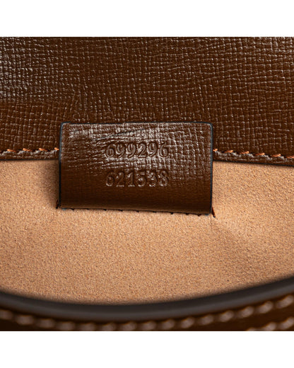 Mini Supreme Horsebit Crossbody Bag with Leather Trim