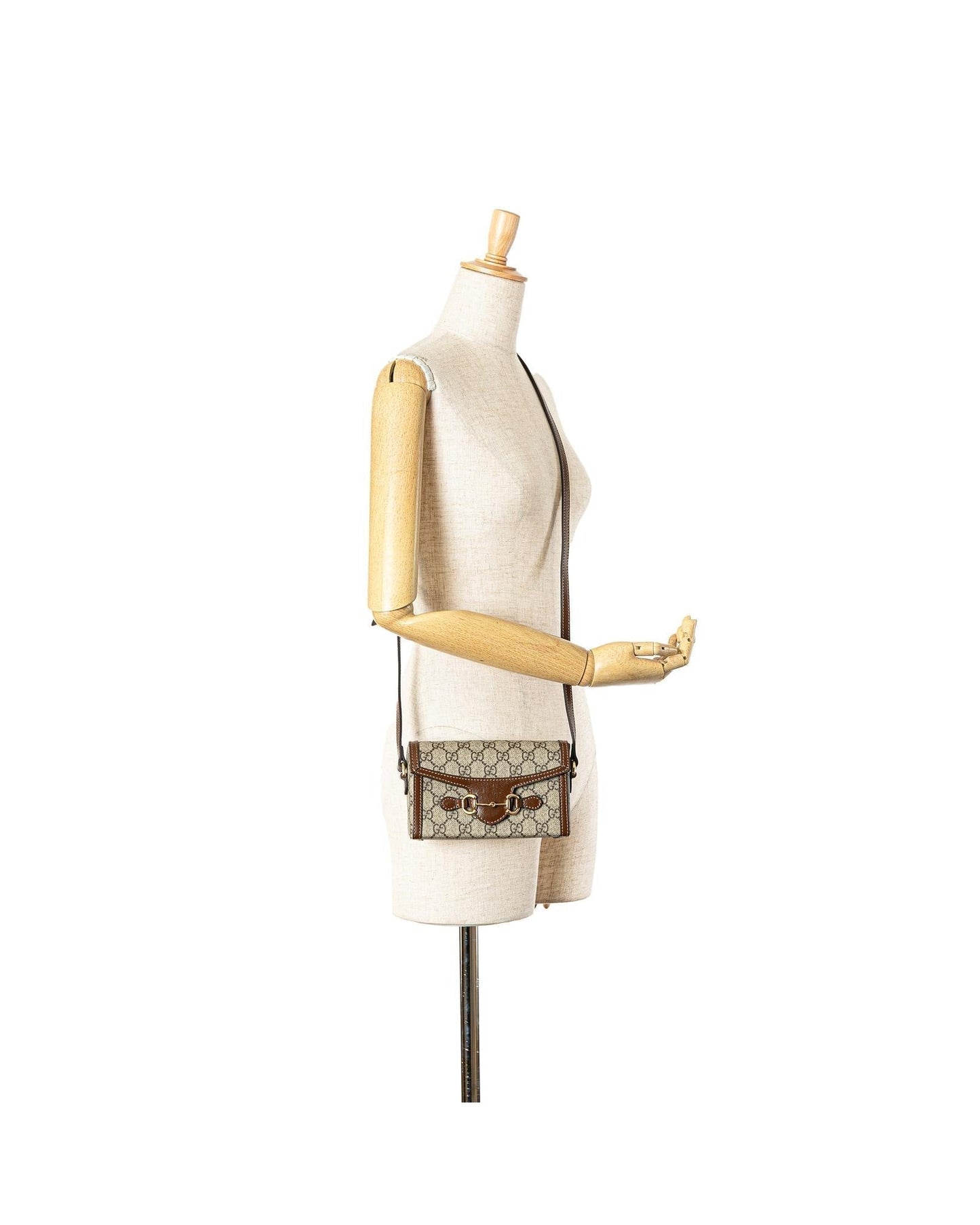 Mini Supreme Horsebit Crossbody Bag with Leather Trim