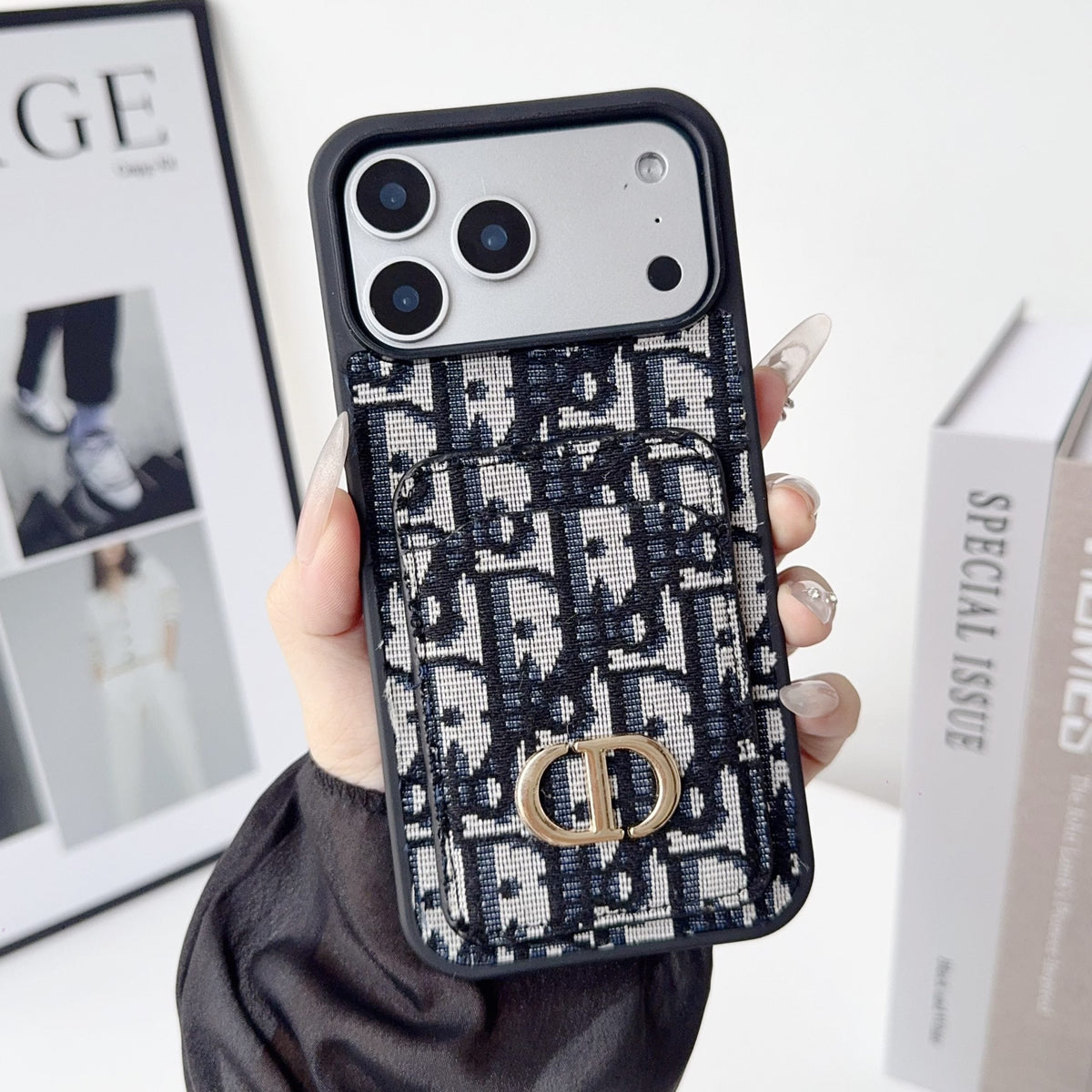Fabric Dr Phone Case Card Holder For Iphone 17 / Pro / Pro Max / Air / 18 Pro / 18 Pro Max