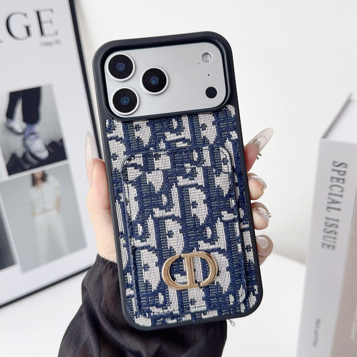 Fabric Dr Phone Case Card Holder For Iphone 17 / Pro / Pro Max / Air / 18 Pro / 18 Pro Max