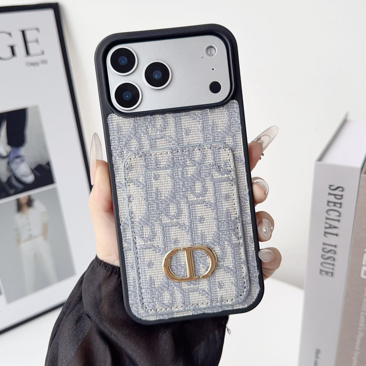 Fabric Dr Phone Case Card Holder For Iphone 17 / Pro / Pro Max / Air / 18 Pro / 18 Pro Max